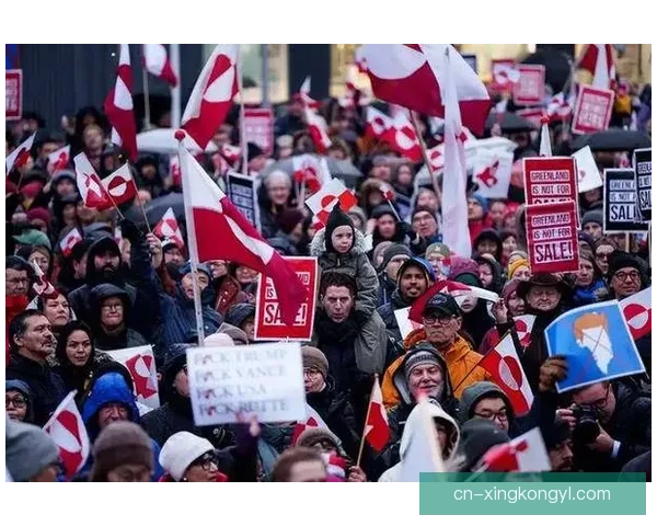 团结之声丹麦球迷举格陵兰旗助威